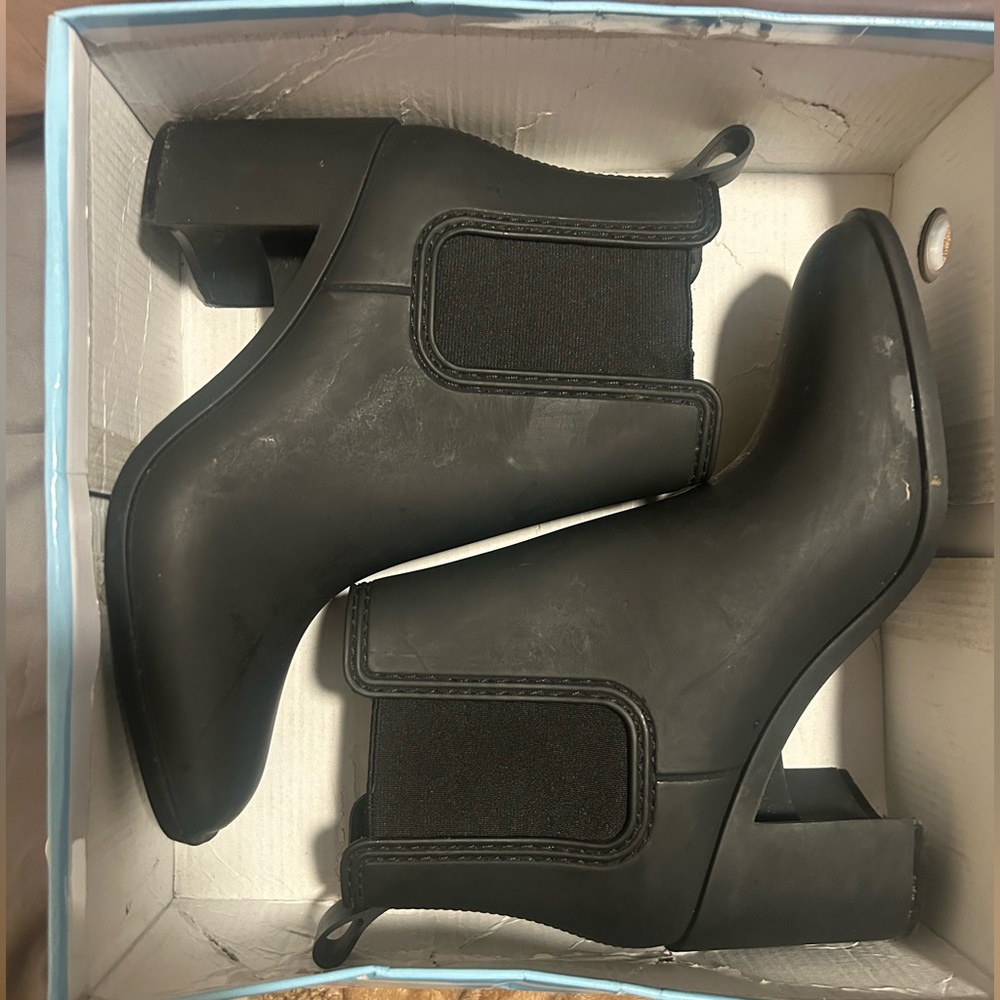 Jeffrey Campbell Black Ankle Boots